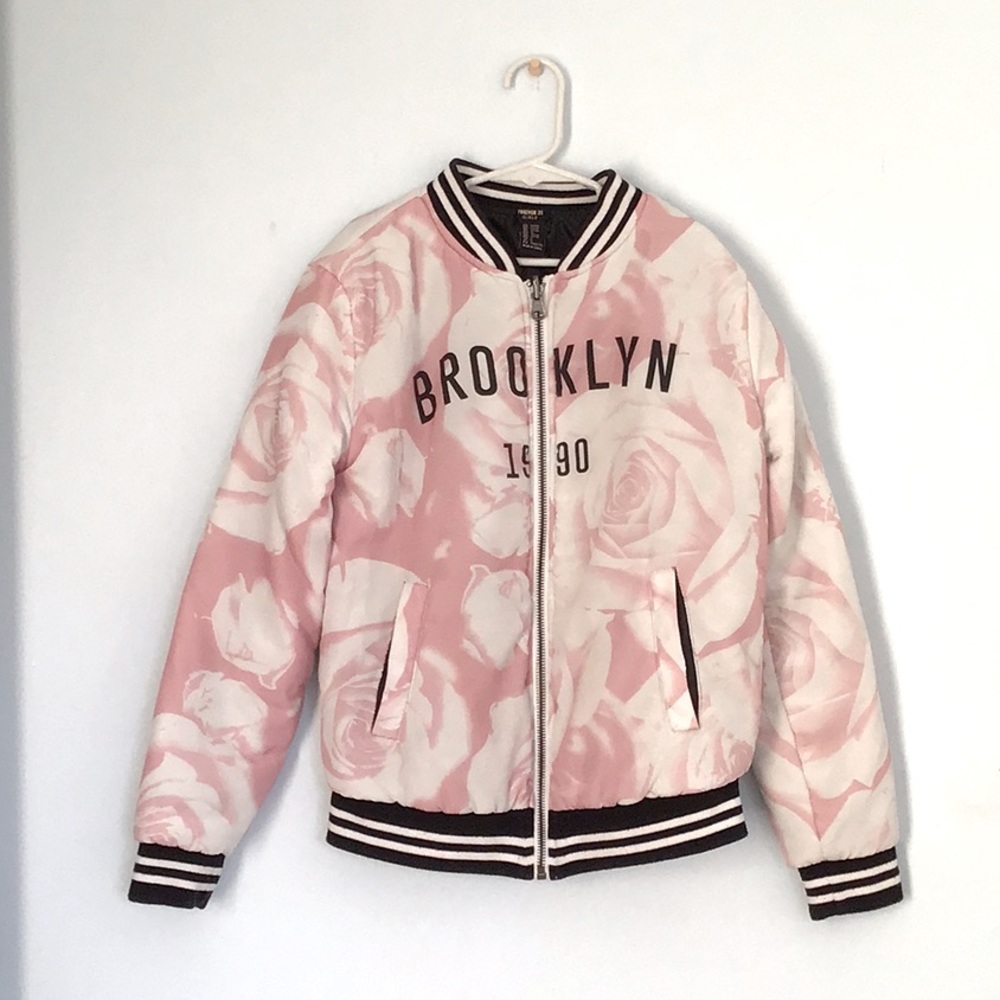 Light Pink Bomber Jacket